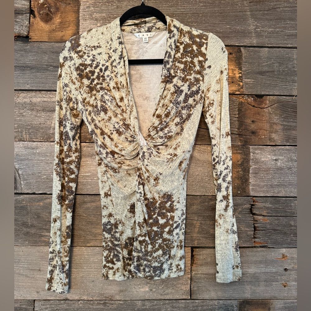CaBi Printed Glamour Tee Style 675 size XS